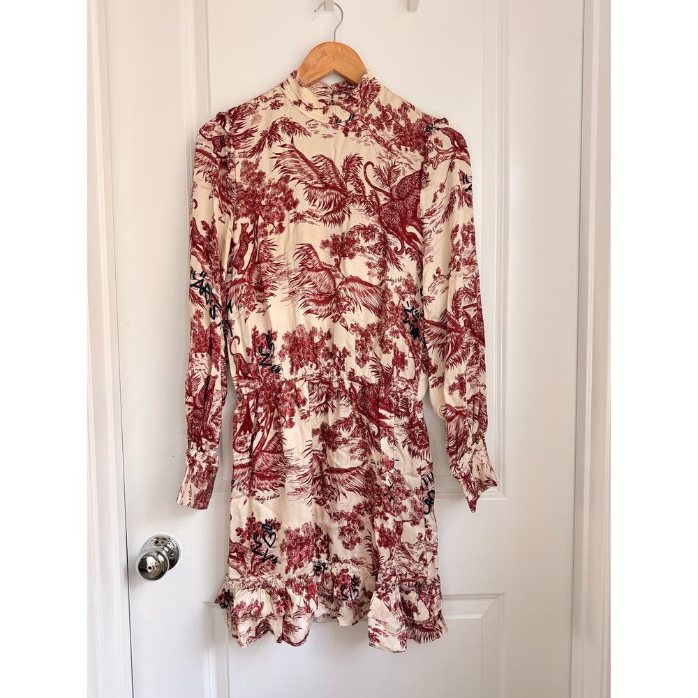 Zadig & Voltaire Rocket Jouy Satin Dress Largen Resort Event Spring Summer - Picture 2 of 5